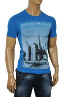 EMPORIO ARMANI Men's Fitted Short Sleeve Tee #62 - Click Image to Close