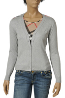 BURBERRY Ladies' Button Up Sweater #73 - Click Image to Close