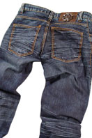 ROBERTO CAVALLI Mens Crinkled Jeans #58 - Click Image to Close