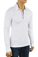 GUCCI Men's Long Sleeve Polo Shirt #283 - Click Image to Close