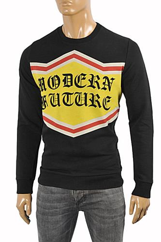 GUCCI men's cotton sweatshirt with front and back print #357 - Click Image to Close