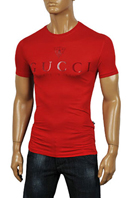 GUCCI Men's Fitted Short Sleeve Tee #97 - Click Image to Close
