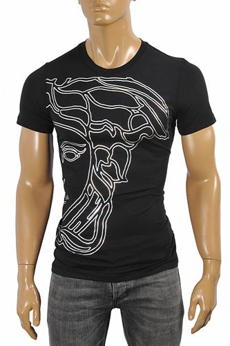 VERSACE Men's T-shirt with front Medusa print #109 - Click Image to Close