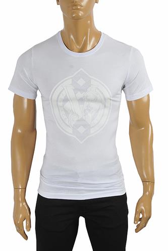 VERSACE Men's Cotton T-shirt with print #110 - Click Image to Close