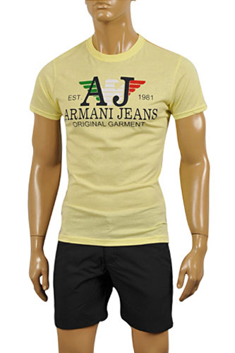 ARMANI JEANS Men's Cotton T-Shirt #106