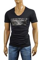 Men's V-Neck Cotton T-Shirt #108 - Click Image to Close