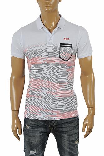 HUGO BOSS men's cotton polo shirt 66 - Click Image to Close