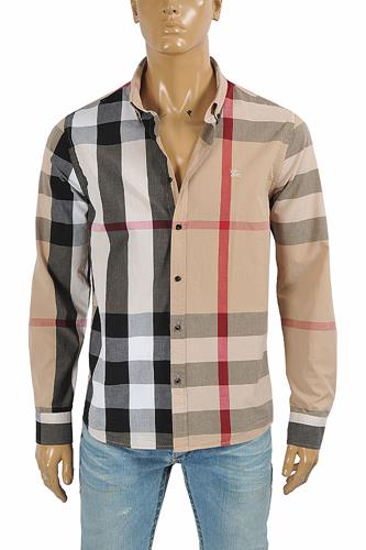 BURBERRY men's long sleeve dress shirt 273 - Click Image to Close