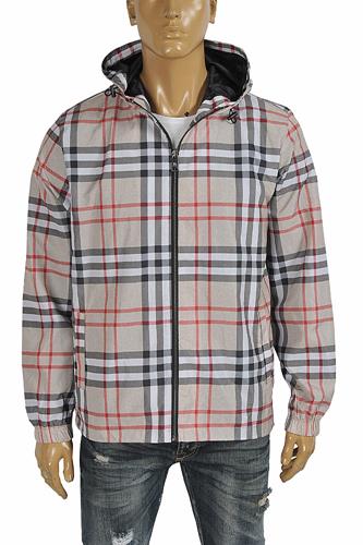 BURBERRY Men's windbreaker hooded jacket 55 - Click Image to Close