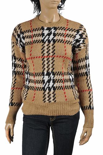 BURBERRY women's round neck knitted sweater 271 - Click Image to Close