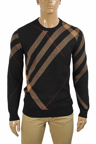 BURBERRY Men's Round Neck Knitted Sweater 292 - Click Image to Close