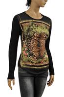 ROBERTO CAVALLI Ladies' Long Sleeve Tee #307 - Click Image to Close