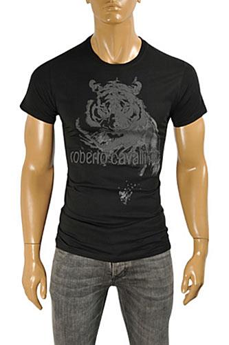 ROBERTO CAVALLI Men's Short Sleeve Tee #152 - Click Image to Close