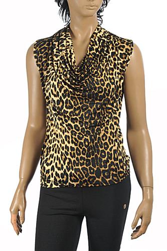 ROBERTO CAVALLI Ladies Short Sleeve Top #169 - Click Image to Close