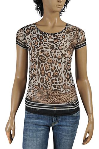 ROBERTO CAVALLI Ladies Short Sleeve Top #174 - Click Image to Close