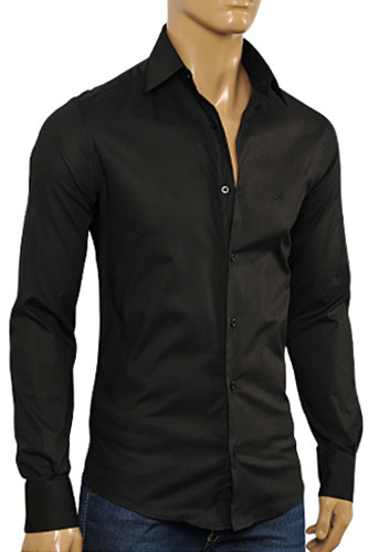 DOLCE & GABBANA Men's Button Down Dress Shirt #438 - Click Image to Close