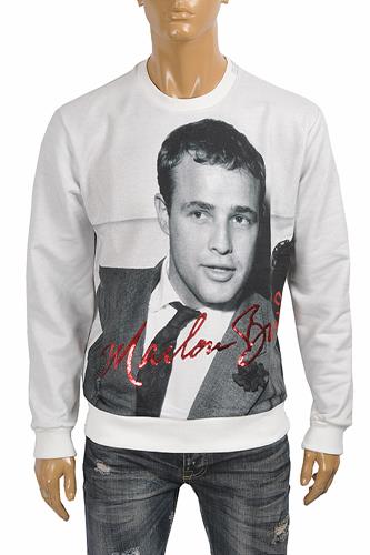 DOLCE & GABBANA men's sweatshirt with front print 255 - Click Image to Close