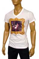 DOLCE & GABBANA Men's V-Neck Short Sleeve Tee #85 - Click Image to Close