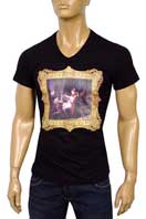 DOLCE & GABBANA Men's V-Neck Short Sleeve Tee #86 - Click Image to Close