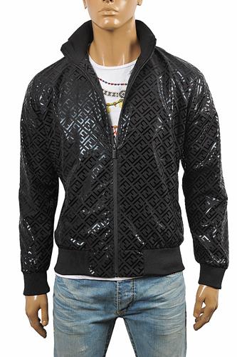 FENDI FF Men's Bomber Jacket In Black 9 - Click Image to Close