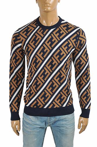 FENDI men FF print sweater 66 - Click Image to Close