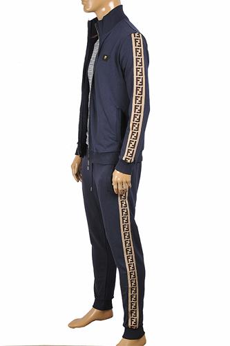 FENDI Men's Tracksuit In Navy Blue 4 - Click Image to Close