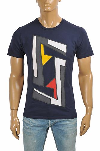 FENDI men's cotton t-shirt with front FF print 53 - Click Image to Close