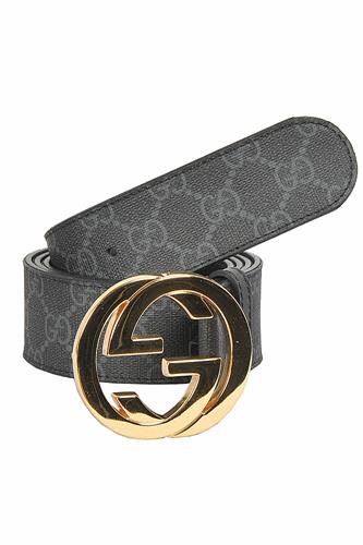 GUCCI GG men's leather belt 66 - Click Image to Close
