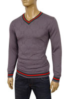 GUCCI Mens V-Neck Fitted Sweater #21 - Click Image to Close