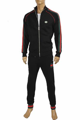 GUCCI Men's Jogging Suit Black 188 - Click Image to Close