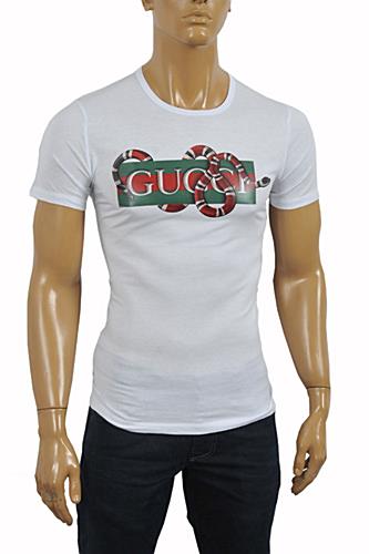GUCCI Men's Kingsnake print T-Shirt #213