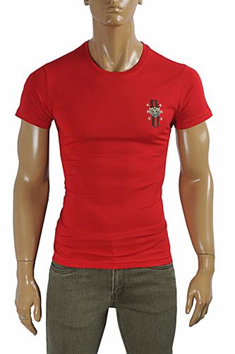 GUCCI cotton T-shirt with front embroidery #230
