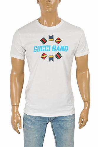 GUCCI cotton T-shirt with front print 271 - Click Image to Close