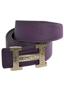 HERMES Men's Leather Reversible Belt #26 - Click Image to Close