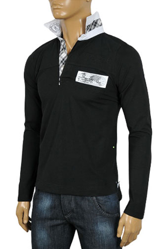 HUGO BOSS Men's Polo Style Long Sleeve Shirt #23