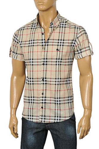 BURBERRY Men's Short Sleeve Shirt #71