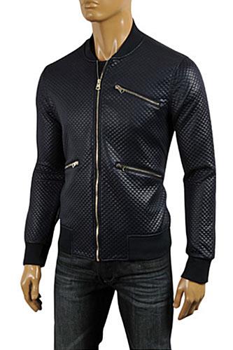 DOLCE & GABBANA Men's Artificial Leather Jacket #409