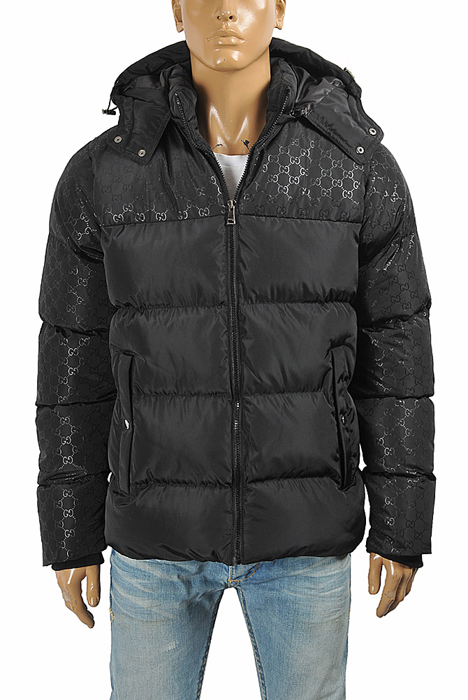 GUCCI GG Warm Jacket With Removable Hood 192