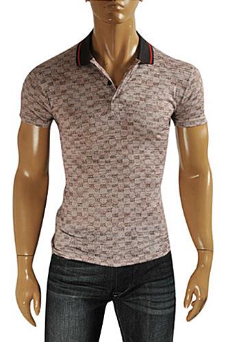 GUCCI Men's Cotton Polo Shirt #334