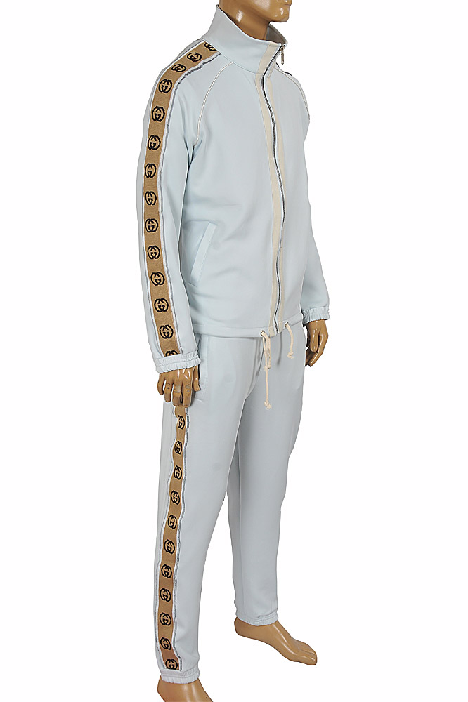 GUCCI Men's jogging suit with GG stripes 187