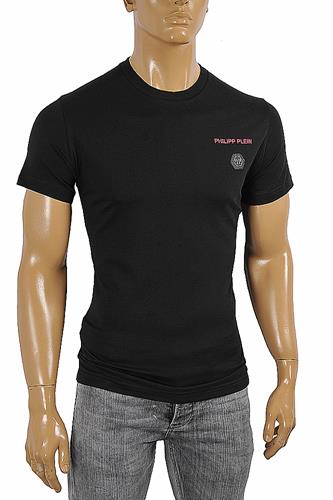 PHILIPP PLEIN Cotton T-shirt In Black 6 - Click Image to Close