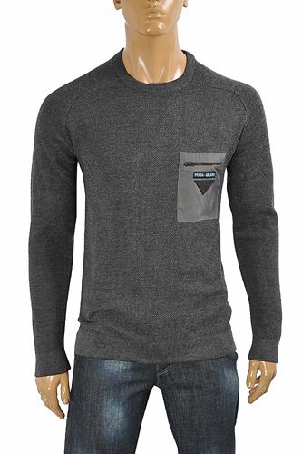 PRADA men's round neck knit sweater 15 - Click Image to Close