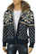 Mens Designer Clothes | EMPORIO ARMANI Men's Knit Warm Jacket #98 View 1