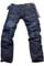 Mens Designer Clothes | EMPORIO ARMANI Men's Blue Denim Jeans #76 View 1