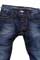 Mens Designer Clothes | EMPORIO ARMANI Men's Blue Denim Jeans #76 View 3