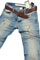 Mens Designer Clothes | EMPORIO ARMANI Men's Jeans With Belt #118 View 3