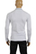 Mens Designer Clothes | ARMANI JEANS Men's Zip Up Cotton Shirt In White #227 View 2