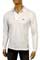 Mens Designer Clothes | EMPORIO ARMANI Long Sleeve Cotton Shirt #88 View 1