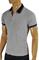Mens Designer Clothes | This ARMANI JEANS Men's Polo Shirt in gray color. Each piece of View 1