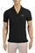 Mens Designer Clothes | EMPORIO ARMANI Men's Polo Shirt In Black 265 View 1